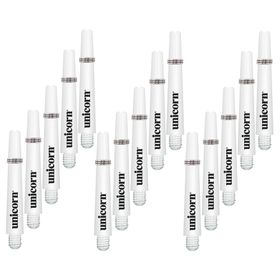 Unicorn 78619 Beyaz 15 li Kısa GripperIII Dart Şaft Seti