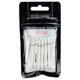 Unicorn 78620 Beyaz 15 li Orta GripperIII Dart Şaft Seti