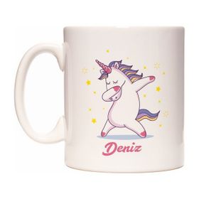 Unicorn Boynuzlu At İsim Yazılabilir Kupa Bardak