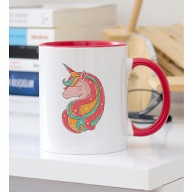 Unicorn Kırmızı Kupa Bardak