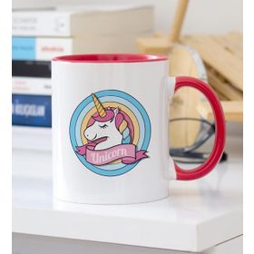 Unicorn Kırmızı Kupa Bardak