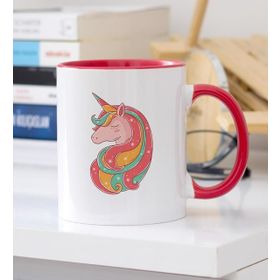 Unicorn Kırmızı Kupa Bardak