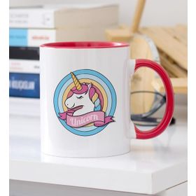 Unicorn Kırmızı Kupa Bardak