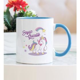 Unicorn Mavi Kupa Bardak