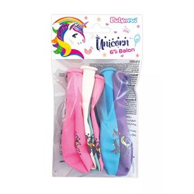 Unicorn Poşet İçi 6'lı Balon