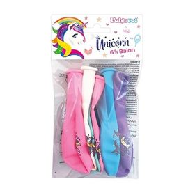 Unicorn Poşet İçi 6'lı Balon