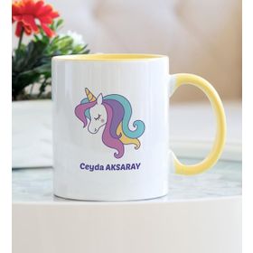 Unicorn Sarı Kupa Bardak