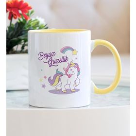 Unicorn Sarı Kupa Bardak