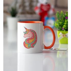 Unicorn Turuncu Kupa Bardak