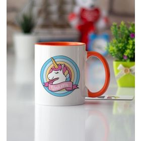 Unicorn Turuncu Kupa Bardak