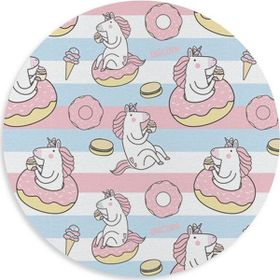 Unicorn Yuvarlak Mouse Pad