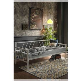 Unimet 90x200 cm Glory Daybed Metal Beyaz Karyola