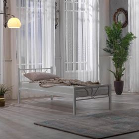 Unimet Alchera 90x200 cm Beyaz Daybed Tek Kişilik Metal Karyola