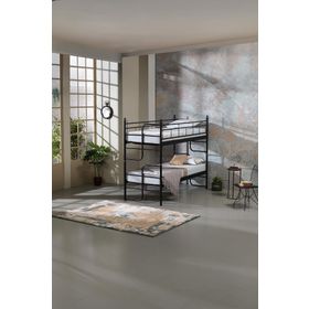 Unimet Armas Siyah 90x200 cm Metal Ranza