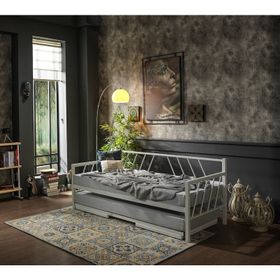 Unimet Glory Yavrulu Daybed Beyaz Tek-Çift Kişilik Metal Karyola