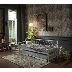 Unimet Glory Yavrulu Daybed Beyaz Tek-Çift Kişilik Metal Karyola