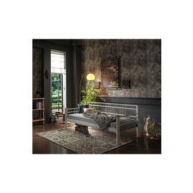 Unimet Kappis Daybed Beyaz 90x200 cm Tek Kişilik Metal Karyola