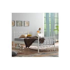 Unimet Lalas Daybed 90x200 cm Beyaz Tek Kişilik Metal Karyola