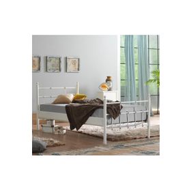 Unimet Lalas Daybed 90x200 cm Beyaz Tek Kişilik Metal Karyola