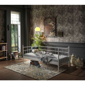 Unimet Lalas Daybed 90x200 cm Beyaz Tek Kişilik Metal Karyola