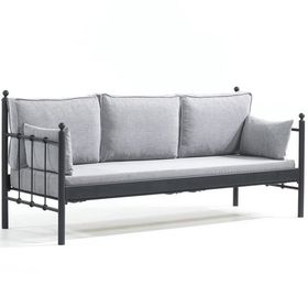 Unimet Lalas Dk 70x200 cm Siyah-Füme Sofa Sedir