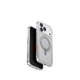 Uniq Apple iPhone 17 Pro Swivix Rotating Kickstand Şeffaf Telefon Kılıfı