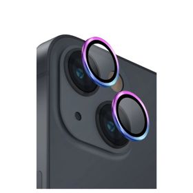 Uniq iPhone 14-14 Plus Optix Gökkuşağı Kamera Lens Koruyucu