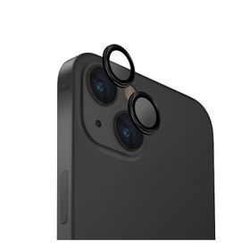 Uniq iPhone 15-15 Plus Optix Alüminyum Siyah Kamera Lens Koruyucu