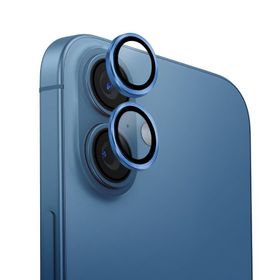 Uniq iPhone 16-16 Plus Optix Alüminyum Mavi Kamera Lens Koruyucu