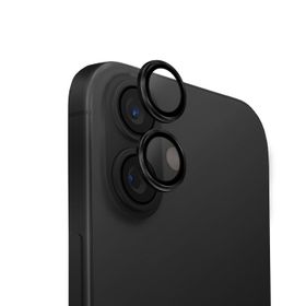 Uniq iPhone 16-16 Plus Optix Alüminyum Siyah Kamera Lens Koruyucu