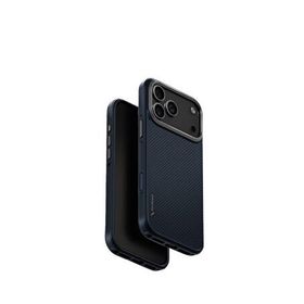 Uniq iPhone 17 Pro Keva Max Karbon Magsafe Mavi Uyumlu Telefon Kılıfı