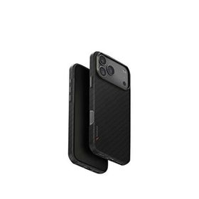 Uniq iPhone 17 Pro Max Keva Edge Slim Aramid Magsafe Siyah Uyumlu Telefon Kılıfı