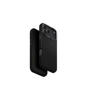 Uniq iPhone 17 Pro Max Lyden Magsafe Deri Siyah Uyumlu Telefon Kılıfı