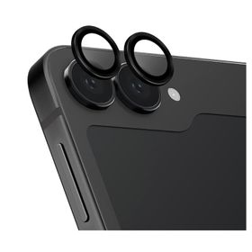 Uniq Samsung Galaxy Z Flip 6 Optix Alüminyum Siyah Kamera Lens Koruyucu