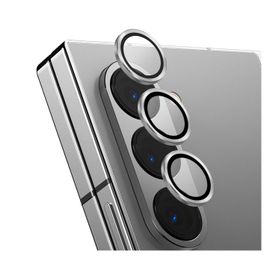 Uniq Samsung Galaxy Z Fold 6 Optix Alüminyum Gümüş Kamera Lens Koruyucu