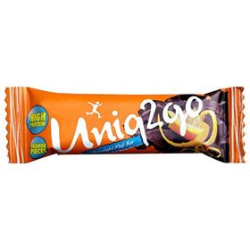 Uniq2go 40 gr Chocolight Portakal Parçacıklı Protein Bar