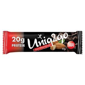Uniq2go 65 gr Power Bademli ve Proteinli Maxi Bar