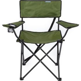 Uniqamp Eco Ergonomik Katlanır Haki Siyah Kamp Sandalyesi