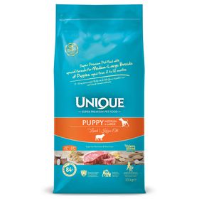 Unique 15 kg Kuzu Etli Orta ve İri Irk Yavru Köpek Maması