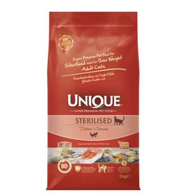 Unique 2 kg Somonlu Yetişkin Kısır Kedi Maması