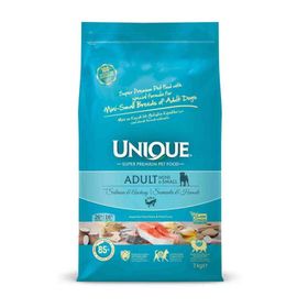 Unique 3 kg Somonlu Hamsili Mini Adult Küçük Irk Yetişkin Köpek Maması