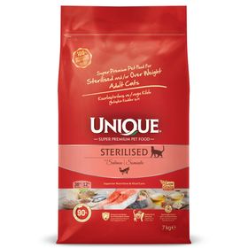 Unique 7 kg Somonlu Kısırlaştırılmış Kedi Maması