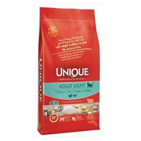 Unique Light Tavuklu ve Balıklı Düşük Tahıllı 2 kg Yetişkin Kedi Maması