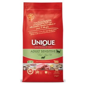 Unique Sensitive Kuzulu Hassas Sindirim Sistemi İçin 2 kg Düşük Tahıllı Yetişkin Kedi Maması
