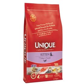 Unique Somonlu 1.5 kg Düşük Tahıllı Yavru Kedi Maması
