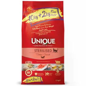 Unique Somonlu 12 kg Kısırlaştırılmış Yetişkin Kuru Kedi Maması