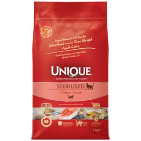 Unique Sterilised Somonlu 7 kg Kısırlaştırılmış Kedi Maması