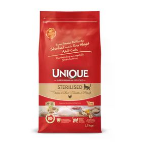 Unique Tavuklu 1.5 kg Kısırlaştırılmış Yetişkin Kuru Kedi Maması