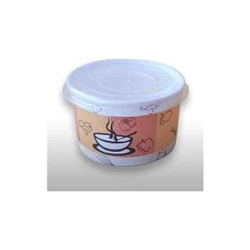 Unishop 16 oz 500 Adet Kapaklı Karton Çorba Kasesi