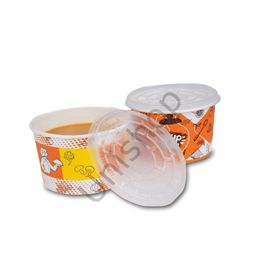 Unishop 16 oz Kapaklı Karton Çorba Kasesi